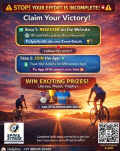 संकल्प से सिद्धि: 1 मार्च से ‘Spin & Stride’ इवेंट की धूम, पंजीकरण प्रक्रिया शुरू